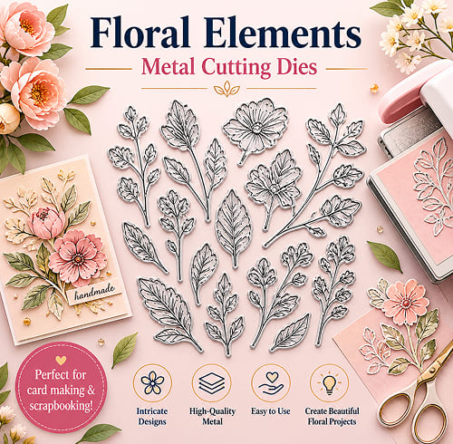 Floral Elements Metal Cutting Dies